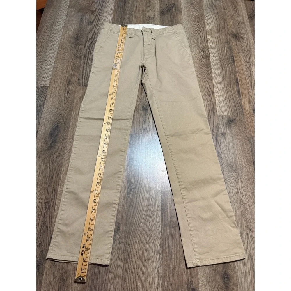 GAP Kids Pants Youth Boys Size 12 Brown Khaki Pants Adjustable Waist Inside